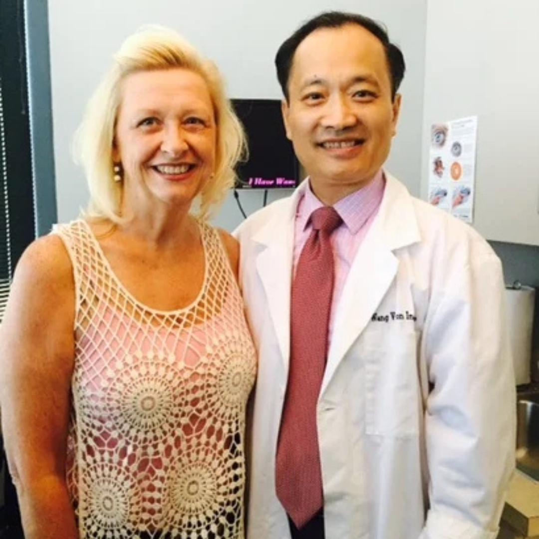 Helen T. with Dr. Wang