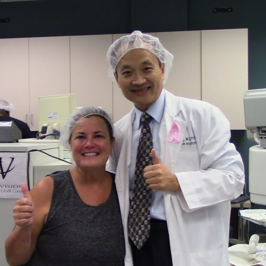 Dorothy M. with Dr. Wang